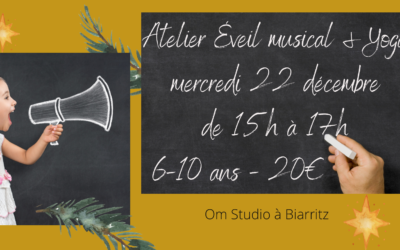 Atelier Eveil Musical & Yoga Enfants 6-10 ans
